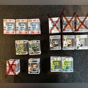 Bitty Funko Pop Vinyl Figures Assortment